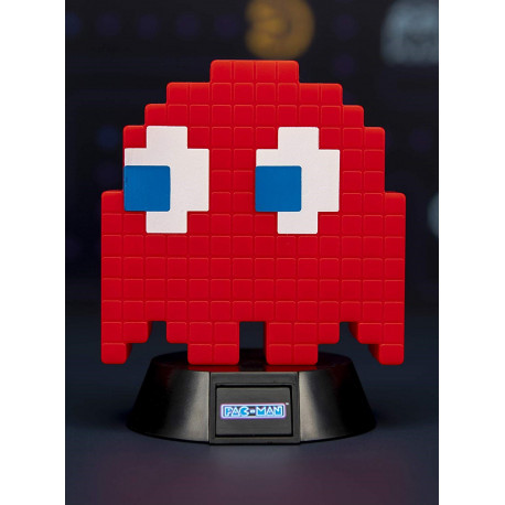 Lampada mini Pac-Man Blinky Rosso 10 cm