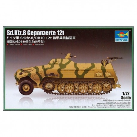 Maquette Sd.Kfz.8 Gepanzerte 12t échelle 1/72