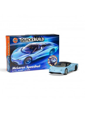 Modèle de construction McLaren Speedtail bleu clair