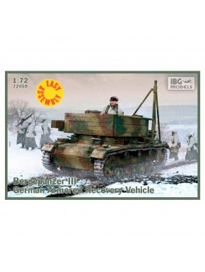 Kit de modèle montage facile Bergepanzer III 1/72