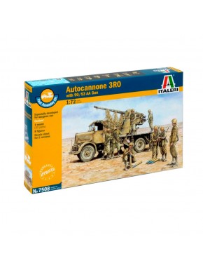 Maquete Italeri Autocannone 3RO com figuras