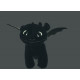 Stuffed Toothless How to train your dragon Glows in the dark 32 cm