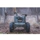 Maquette à l'échelle 1/35 de l'UGV Liut v2.0 avec mitrailleuse MAG