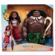 Blister con figuras de Vaiana y Maui de Moana 2 Disney.
