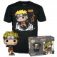 Set Funko POP et Tee de Naruto Shippuden