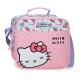 Neceser rosa Hello Kitty con diseño de lazo adaptable al carro