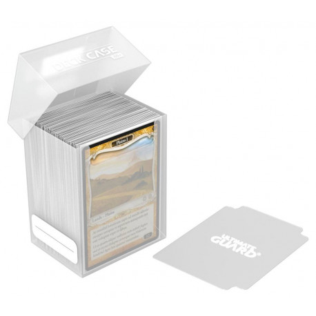 Transparent box cards size standard