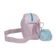 Bolsa tiracolo Disney Stitch From Hawaii com pompom azul