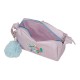 Bolsa tiracolo Disney Stitch From Hawaii com pompom azul