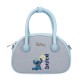 Sac Disney Stitch en denim avec fleurs Tiki