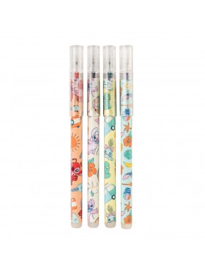 Set de 4 bolígrafos borrables Disney Stitch en caja