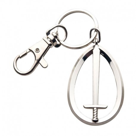 Chaveiro Marvel WandaVision com logo S.W.O.R.D em zinco