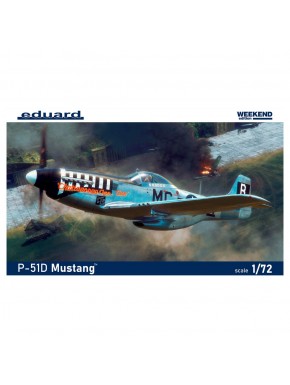 Kit de modelismo P-51D Mustang a escala 1/72 de Eduard