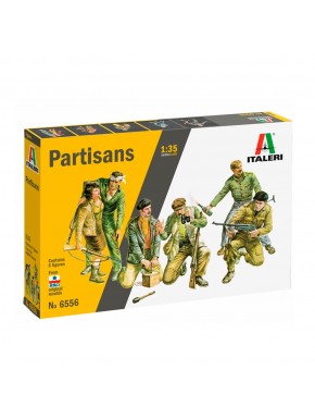 Caixa do conjunto de figuras Partisans 1/35 da Italeri
