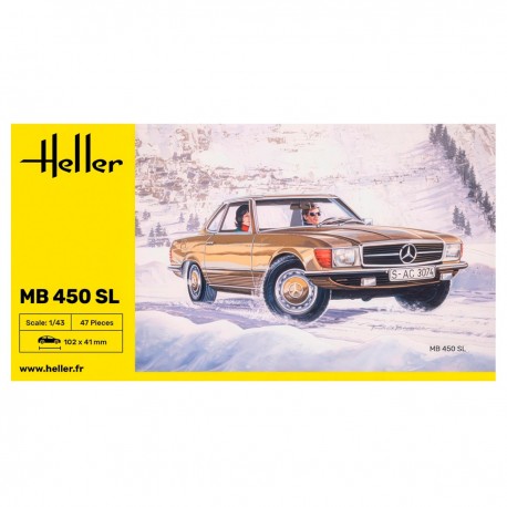 Maqueta Mercedes Benz 450 SL Heller 1/43