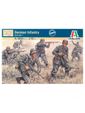 Figuras de infantaria alemã Italeri em escala 1/72