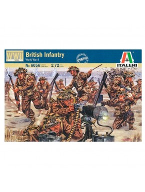 Conjunto de infantaria britânica escala 1/72 Italeri