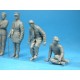 Conjunto de figuras de tripulação de tanque francês da MiniArt em escala 1/35
