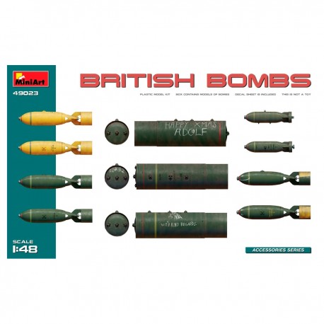 Accessoires bombes aériennes britanniques 1/48 MiniArt