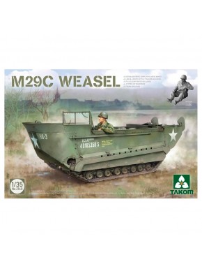 Maqueta M29C Weasel 1/35 de Takom en caja de presentación