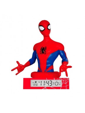 Lampe 3D avec réveil Spiderman