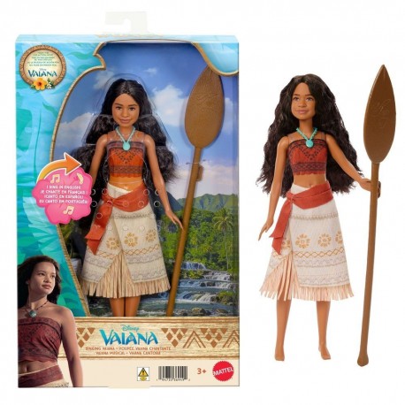 Muñeca Cantarina Vaiana de Mattel con remo