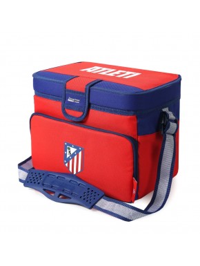 Bolsa térmica porta alimentos Atlético de Madrid en rojo y azul