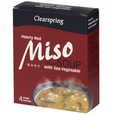 Sopa de Miso con Algas Marinas Instantánea Clearspring