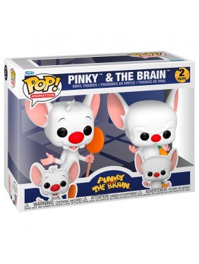 Figuras Funko POP de Pinky e Cérebro