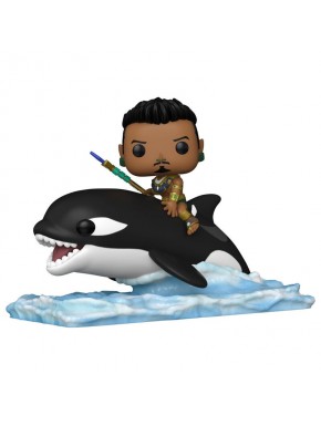 Figura POP de Namor de Black Panther montando una orca