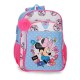 Sac à dos Minnie Disney avec fleurs et pompon rose