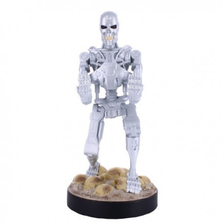 Soporte Cable Guy The Terminator sosteniendo mando