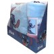 Conjunto de manta e almofada Stitch Disney azul