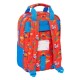 Mochila roja de Paw Patrol con personajes en diseño colorido