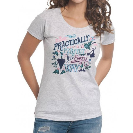 Camiseta Disney Mary Poppins Practicamente Perfecta chica