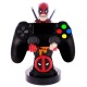 Figurine support Deadpool Zombie Marvel tenant une manette