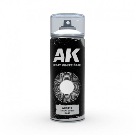 Spray base blanche intense AK-Interactive 150 ml
