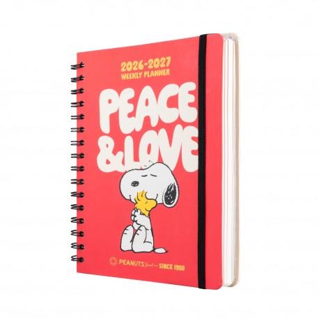 Agenda escolar A5 Snoopy 2026/2027