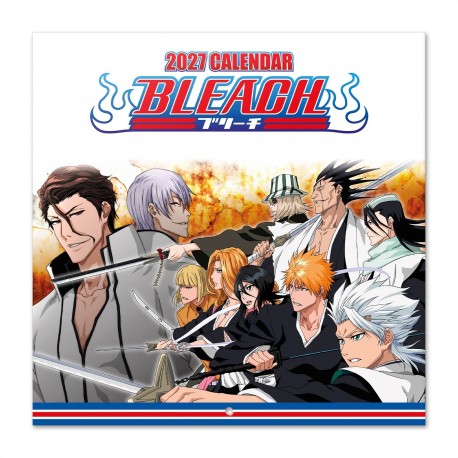 Calendrier 2027 BLEACH avec personnages d'anime.