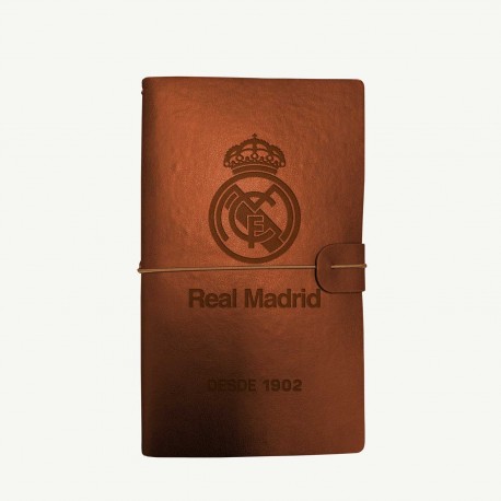 Cuaderno Real Madrid tapa blanda poliuretano