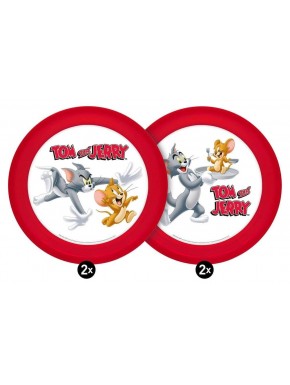 Pratos de 21 cm com design de Tom e Jerry