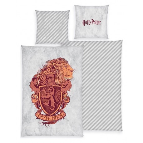 Roupa de cama Gryffindor Harry Potter algodão 135 x 200 cm