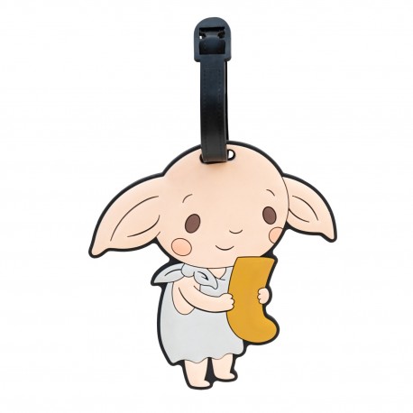 Étiquette de bagage en silicone avec Dobby de Harry Potter