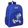 Sac à dos Sonic the Hedgehog 42cm adaptable Safta
