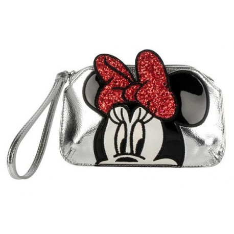 Estuche Cosméticos Minnie Plateado by Danielle Nicole