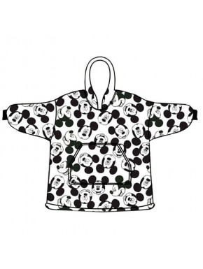 Bata sudadera oversize de Mickey Mouse para niños en coral