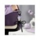 Chaveiro Bag Charm Kuromi Hello Kitty em preto