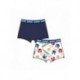 Pack de boxers Sonic en bleu marine et blanc avec impression de personnages