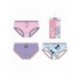Pack de braguitas Hello Kitty 100% algodón, 3 piezas, diseño infantil