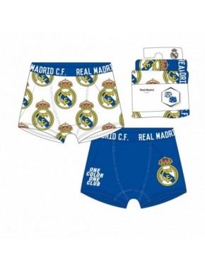 Pack de boxers do Real Madrid em azul e branco